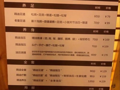 成都SPA价格大不同，从百元到千元都有，快来看你能选哪种
